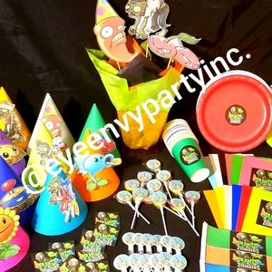 Plants Vz Zombies Birthday Party Package